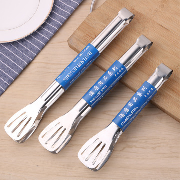 Kitchen Tongs Stainless Steel Food Clip Bread Clip