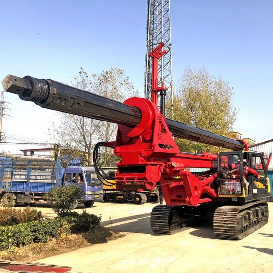 Multi function Hydraulic Ground Screw Pile Drilling Machine