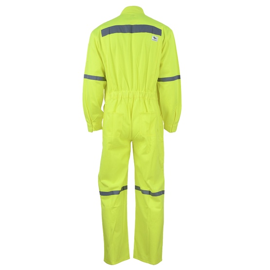 Electrician flame resistant safety coverall