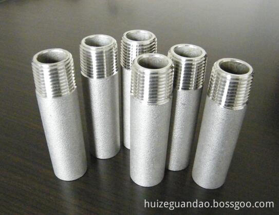 SEAMLESS SCH40 NPT THREAD CARBON STEEL NIPPLE