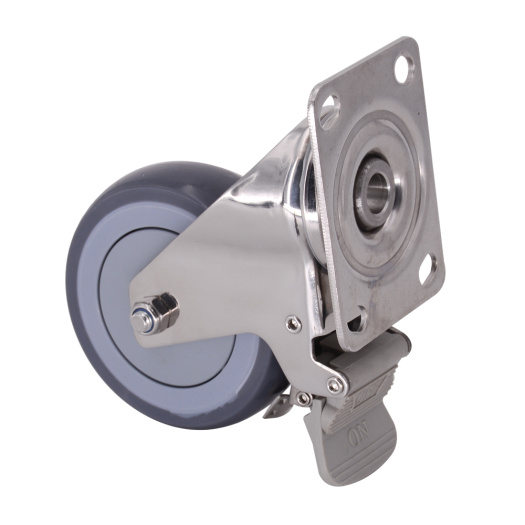 5 Inch TPR Caster With Total Brake
