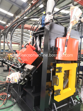 CNC angle steel flange production line (2)