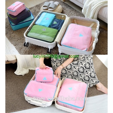 4 Set Packing Cubes - Travel Organizers with Laundry Bag