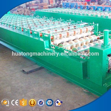 Factory direct sell roof sheet double layer rolling machine