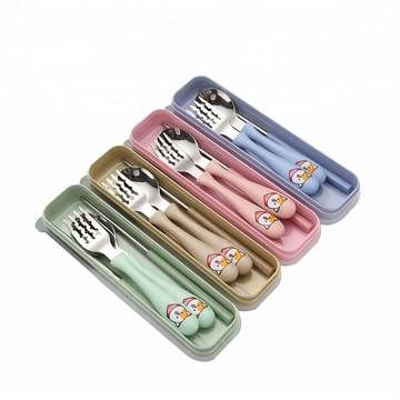 Stainless Kids Cutlery Set with Box Packing