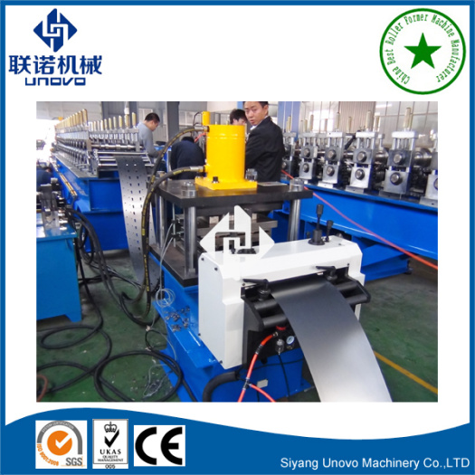 Standard C section unistrut channel roll forming machine