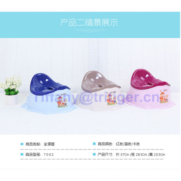 Eco-friendly PP 7 pcs/SET cute cartoon bailer Pedestal pan Suitcase Rectangular container baby Japanese Basin Bucket with lid