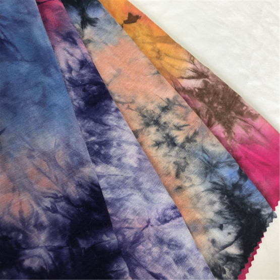 Hot Selling Tie Dyed Rayon Knitting