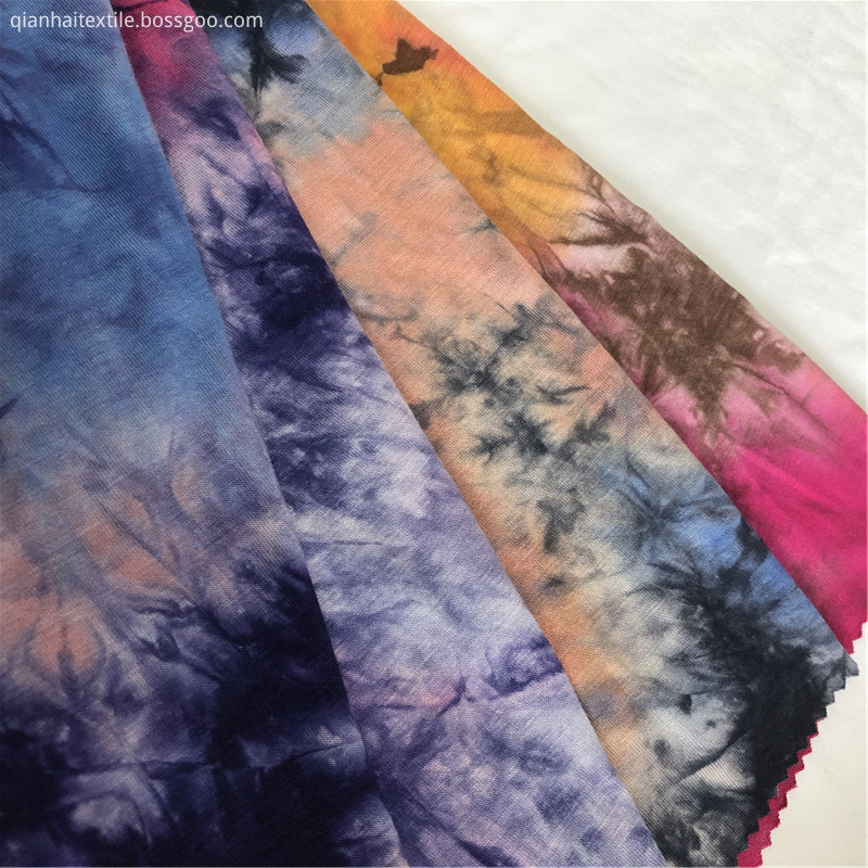 Colorful Tie Dye Soft Fabric