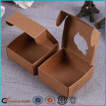 Kraft Paper Folding Package Soap Box Design