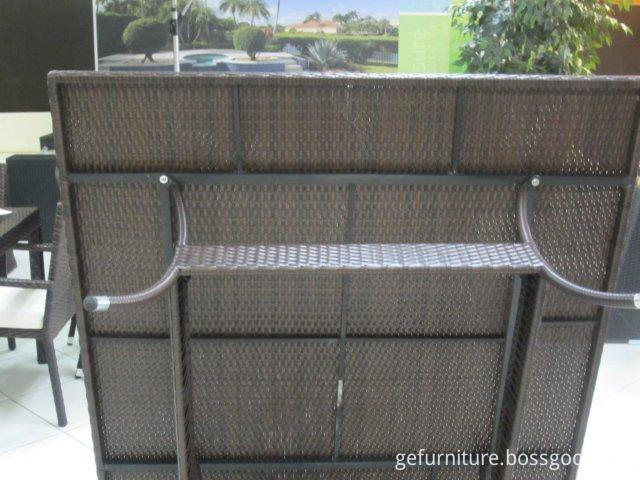 outdoor rattan dining set