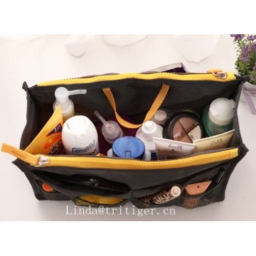 High quality travel makeup organizer cosmetic toiletry bag