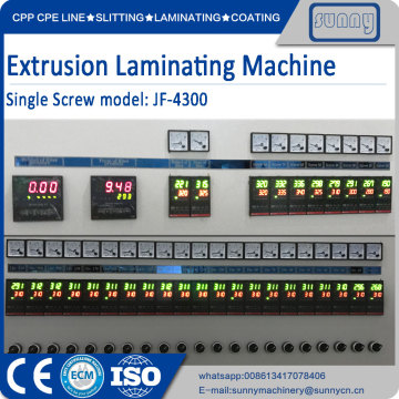 Thermal film extrusion coating machine