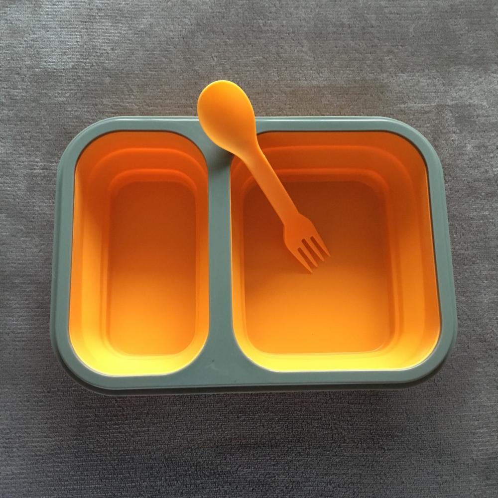 Collapsible Silicone  Lunch Box