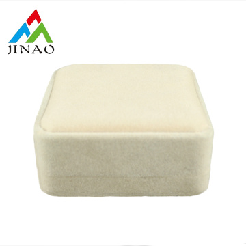 Beige Smooth Velvet Jewelry Packaging Box for Bangle