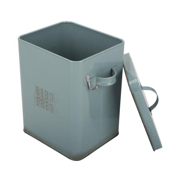Bird feed container pet food container with scoop