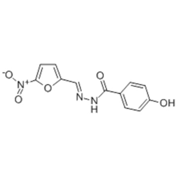 Benzoic acid,4-hydroxy-, 2-[(5-nitro-2-furanyl)methylene]hydrazide CAS 965-52-6