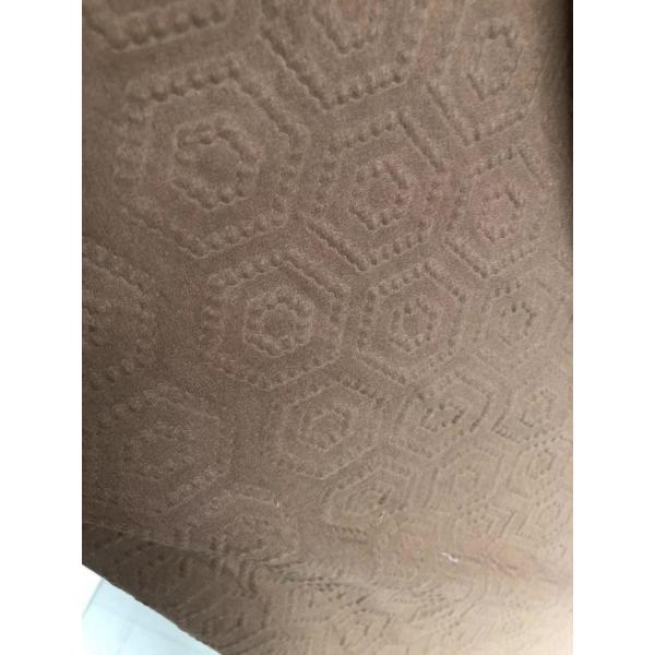 3d emboss polyester solid dyed fabric