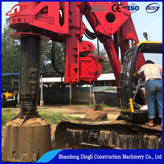 Small diesel water well rotary drilling rig