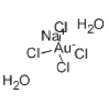 Aurate(1-),tetrachloro-, sodium, dihydrate,( 57195643,SP-4-1)- (9CI) CAS 13874-02-7