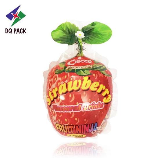 Fruit Shape Injection Printing Plastic Juice Pouch