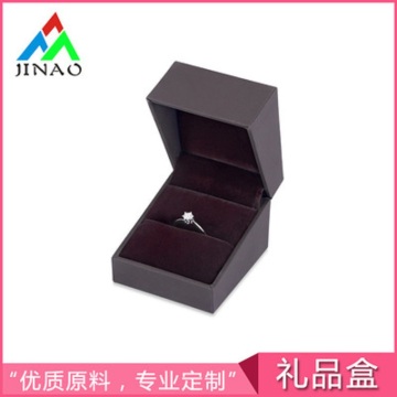 High quality plastic jewelry display ring box