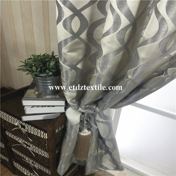 Polyester Heavy Jacquard Curtain Fabric