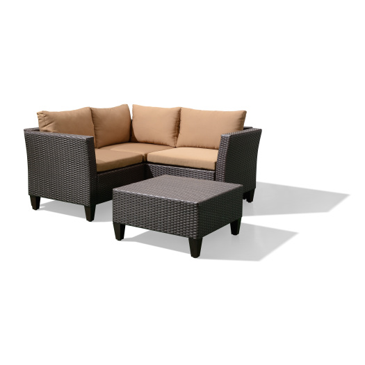 Furniture of rattan big round wicker sofa set