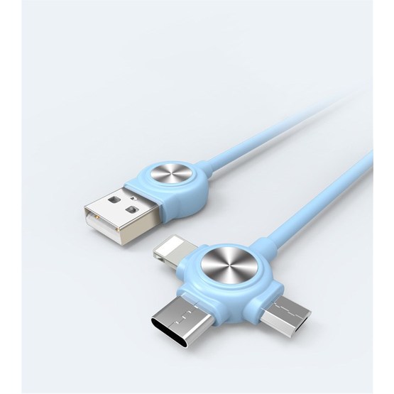 one drag three fast usb cable