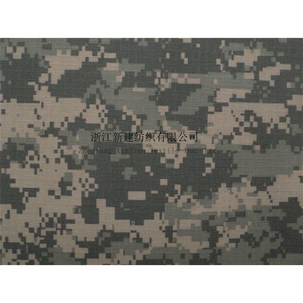 Rip-stop Nylon Cotton Blend Camouflage Fabric