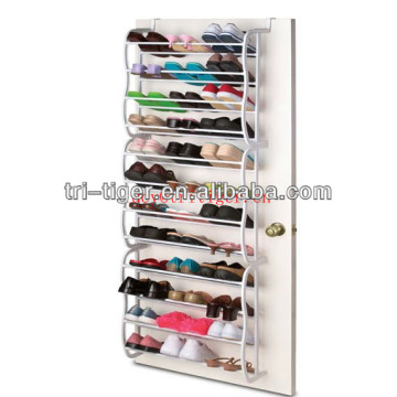 36 pairs folding plastic metal homemade shoe rack