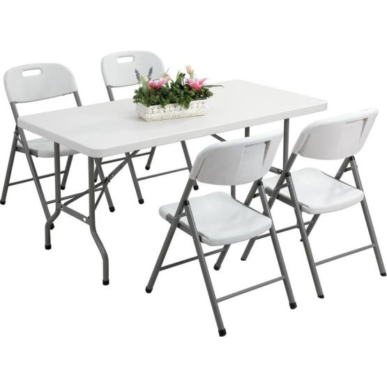 5FT Outdoor Rectangle Banquet Folding Table