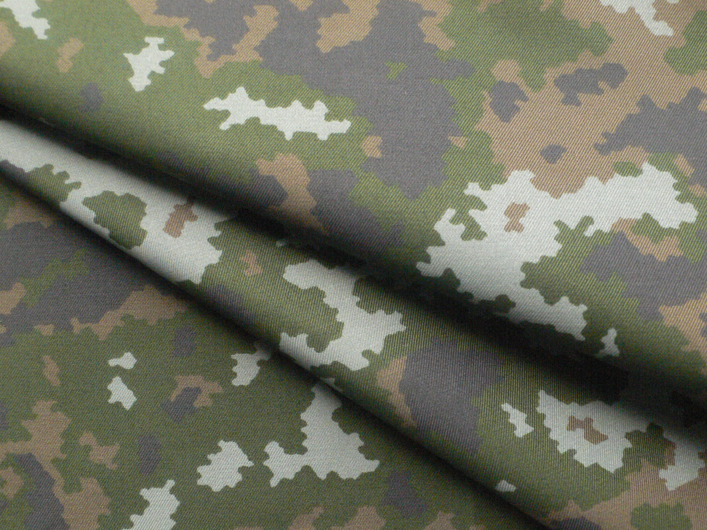 CVC Twill Digital Camouflage Fabric with IR and Anti-mosquito