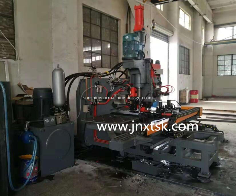 Cnc Steel Plate Punching Marking Drilling Machine