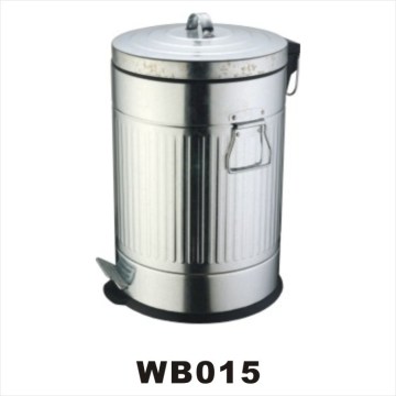 High Quality Stainless Steel Pedal Trash Can, Dustbin