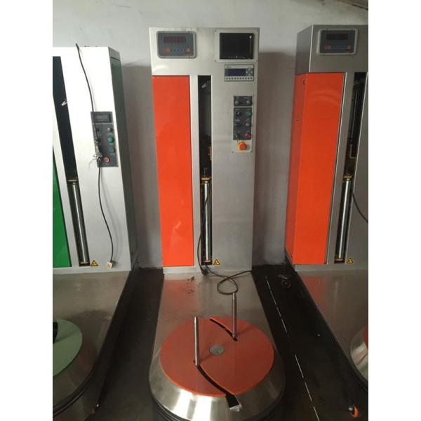airport luggage wrapping machine with HMI function