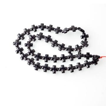 Hematite Cross Beads 10x10mm for making jewelry