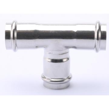 Stainless Steel V Press Fitting Pipe Tee
