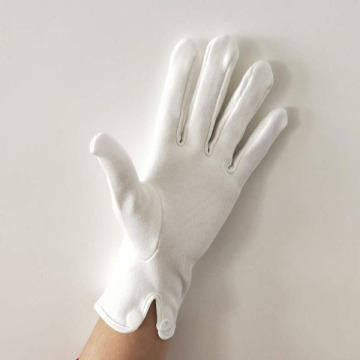 Cotton Work Glove White Ddress Cloth