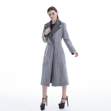 New striped cashmere coats from Europe and America