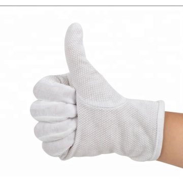 White Cotton Gloves for Driver