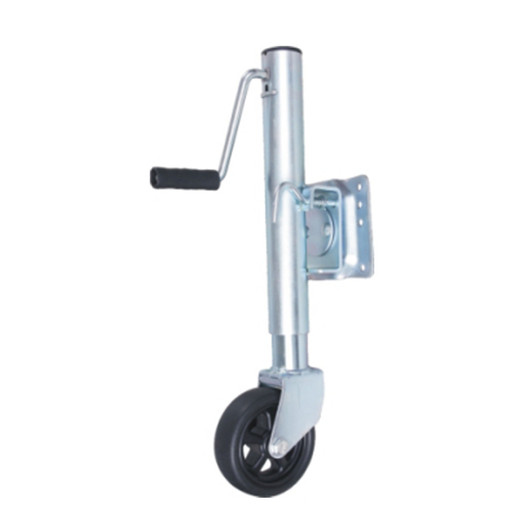 Trailer Jack with Rubber  solid Wheel