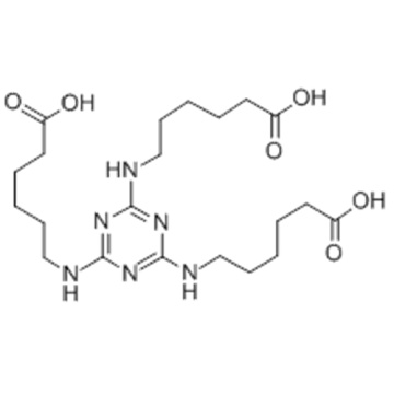 Hexanoic acid,6,6',6''-(1,3,5-triazine-2,4,6-triyltriimino)tris- CAS 80584-91-4