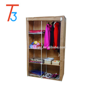 Bedroom non woven wardrobe, ffolding wardrobe closet cabinet for sale