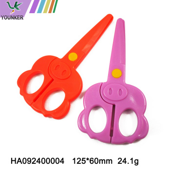 Children's safety hand made round scissors