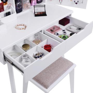 Modern Dresser table with Jewelry Cabinet