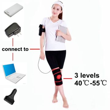 Far infrared electric knee heating therapy pad