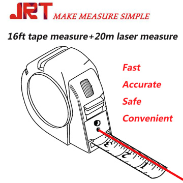 General tools 2 in 1 Laser tape measure