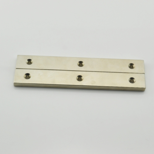 Ndfeb neodymium big block magnet with holes