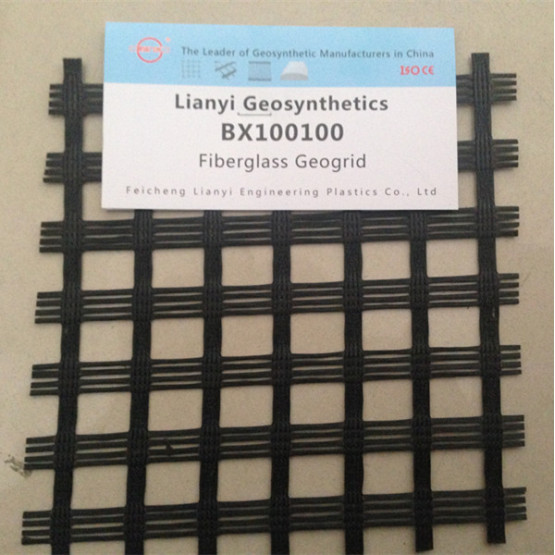 High Intensity Fiberglass Geogrid For Highway Construction